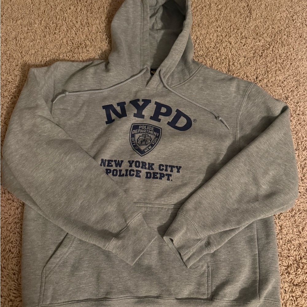 NYPD Gray Hoodie - Classic and Comfortable